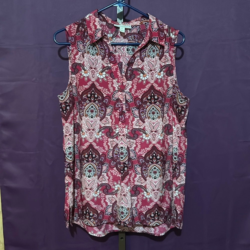 Dana Buchman size L blouse